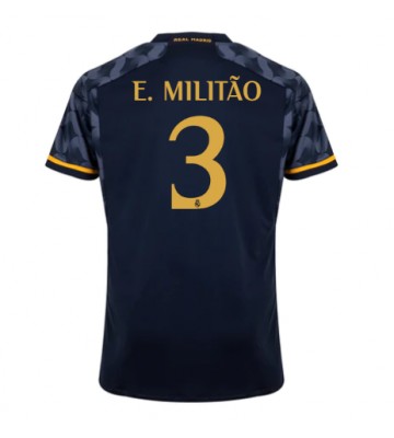 Real Madrid Eder Militao #3 Replica Away Stadium Shirt 2023-24 Short Sleeve